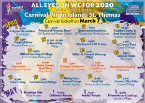 All Eyes on We for 2020 Carnival offers dates and locations for festivities.