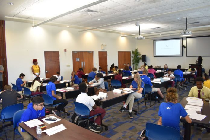 Mathcounts 2020 District group2 The UVI Sports and Fitness Center was packed with students Thursday for the annual St. Thomas-St. John District MATHCOUNTS competition.