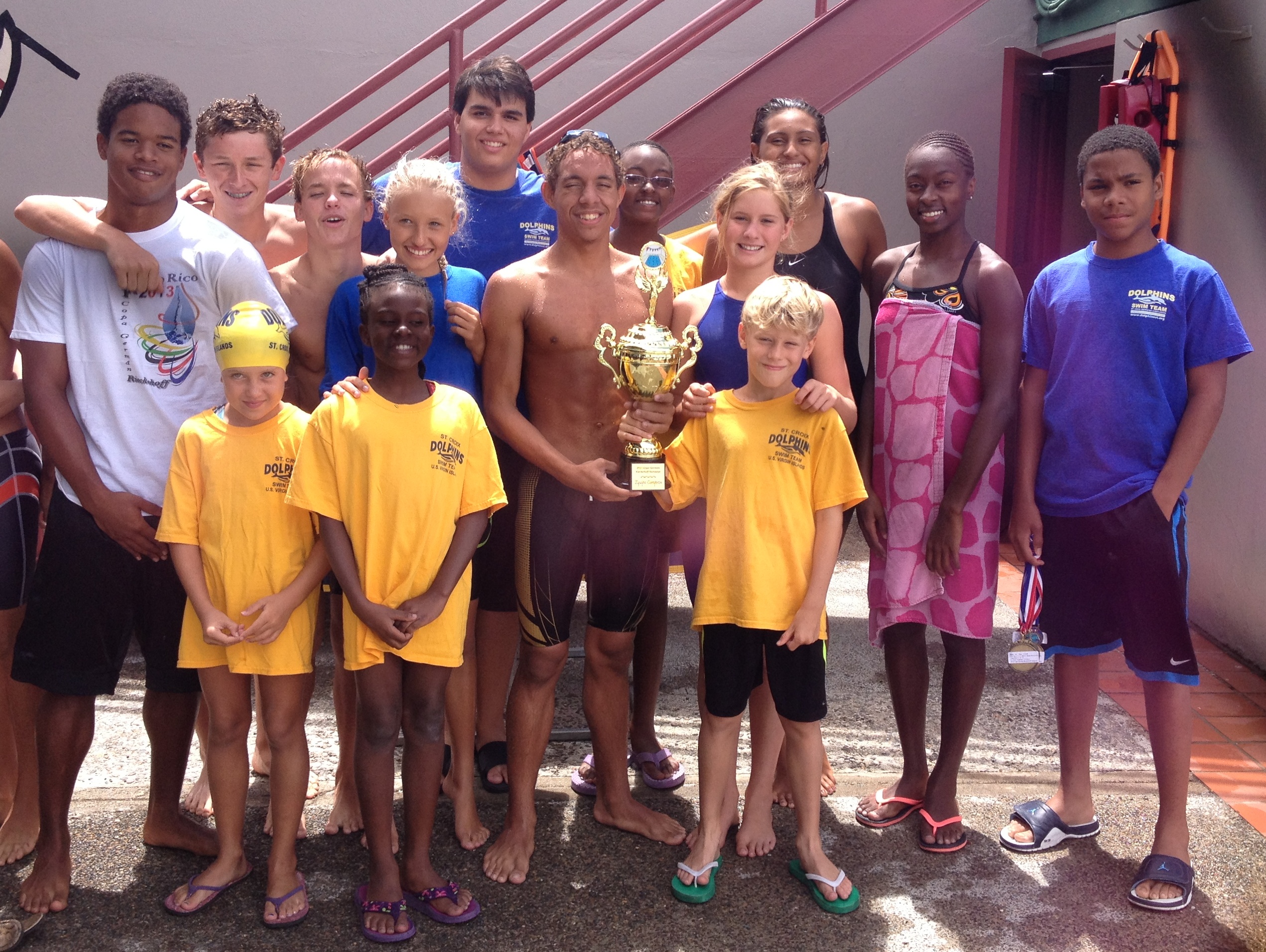 Dolphins Excel at Swim Meet in Puerto Rico