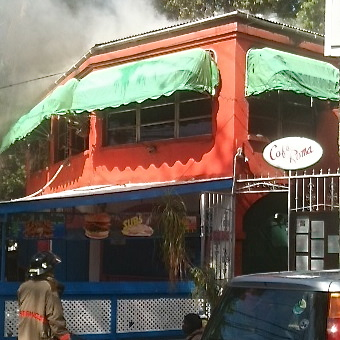 Fire Guts Café Roma, Barely Touches Joe’s Diner