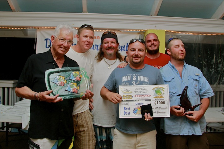 Liberty Wins 2013 Golden Hook Fishing Club Dolphin Tournament