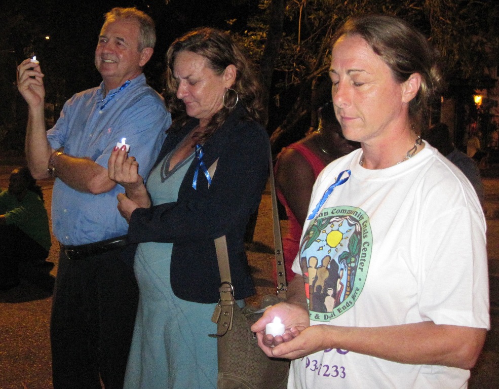 Crime Victims Remembered During Candle Light Vigil