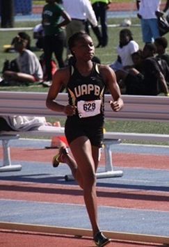 Ninfa Barnard Receives MVP Award at Track and Field Championship