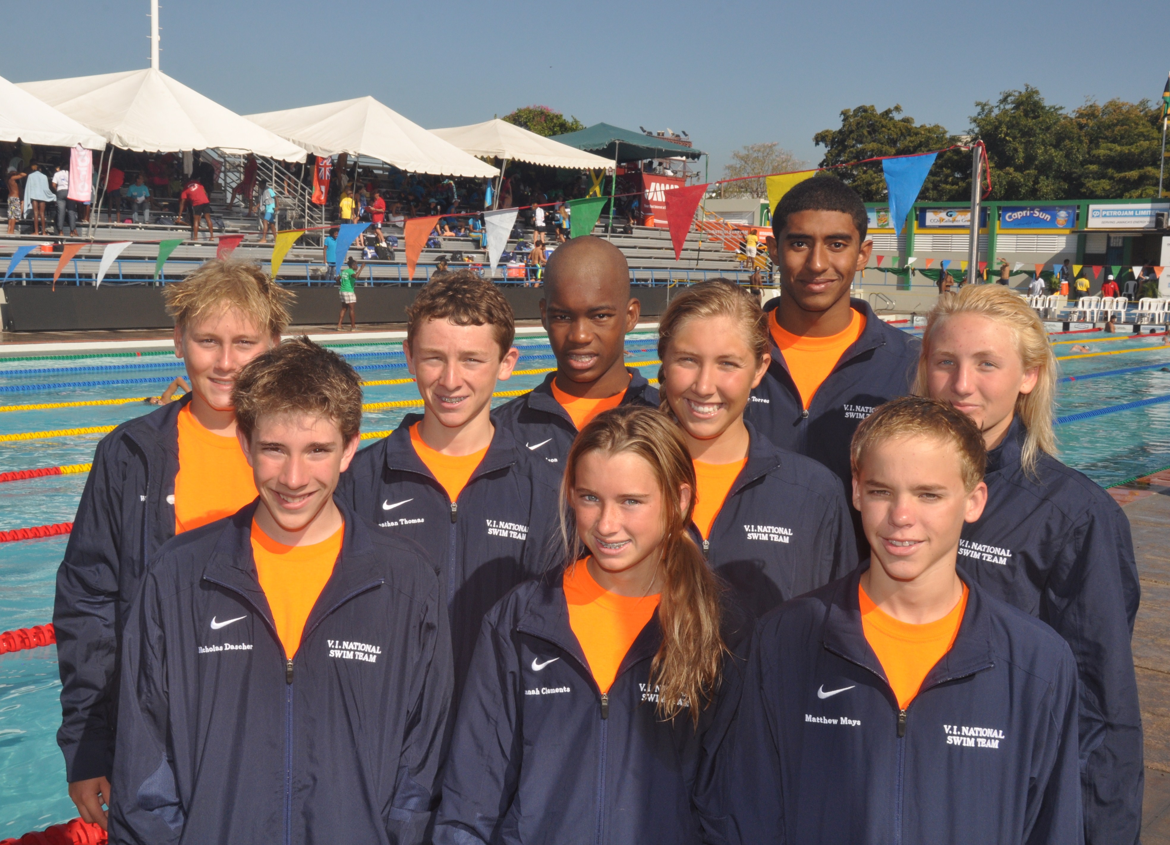 V.I. Swimmers Do Well at CARIFTA Swimming Championships in Jamaica