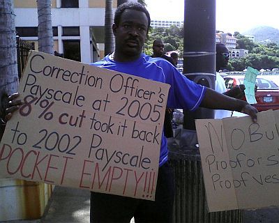 Corrections Officers Protest Pay Cut, Golden Grove Takeover