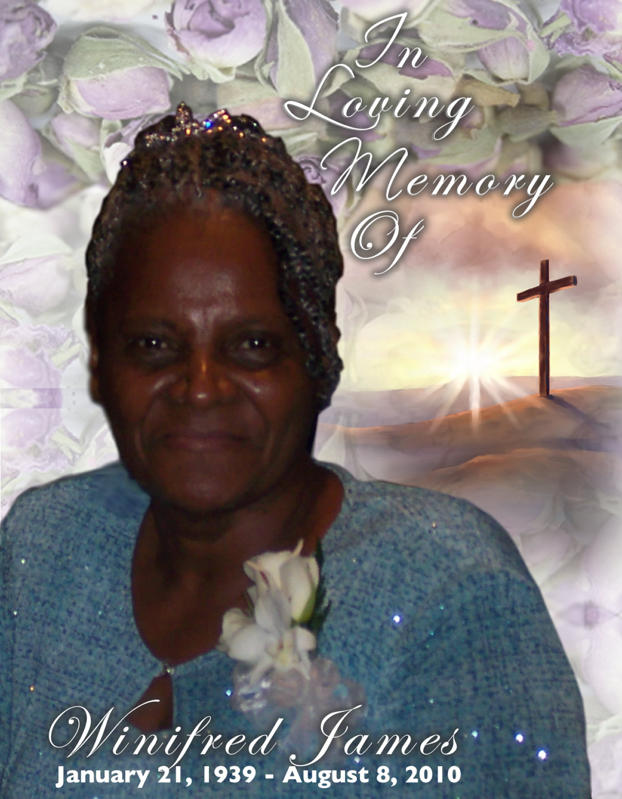 Winifred Idona James Dies in Florida