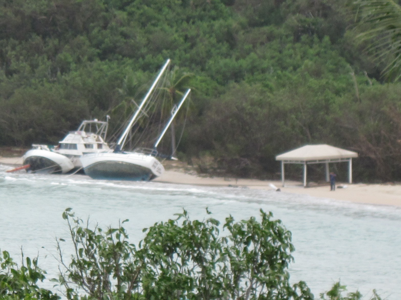 Mother Nature Battered by Earl on St. John