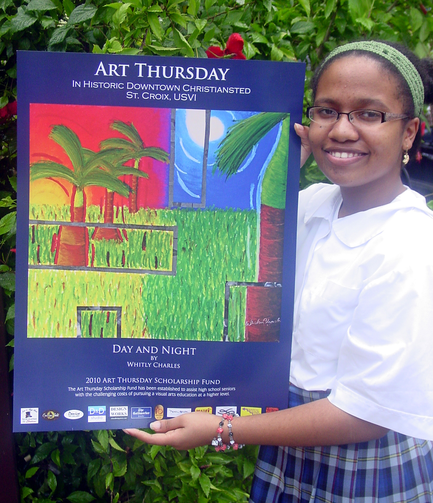 Student Will Be Signing Her ‘Art Thursday’ Scholarship Poster