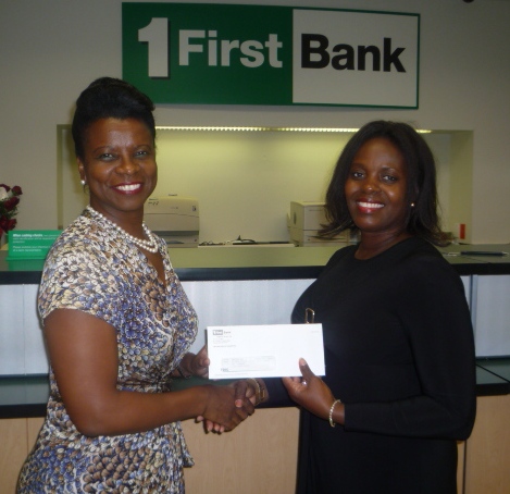 FirstBank Presents $10,000 Check to United Way