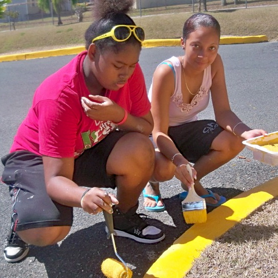Volunteers Pitch in to Clean Up JFL