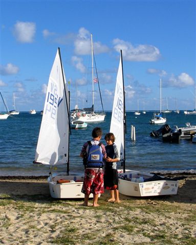 St. Croix Yacht Club Hospice Regatta Adds Kite-Boards, 420s and Yoga to the Mix