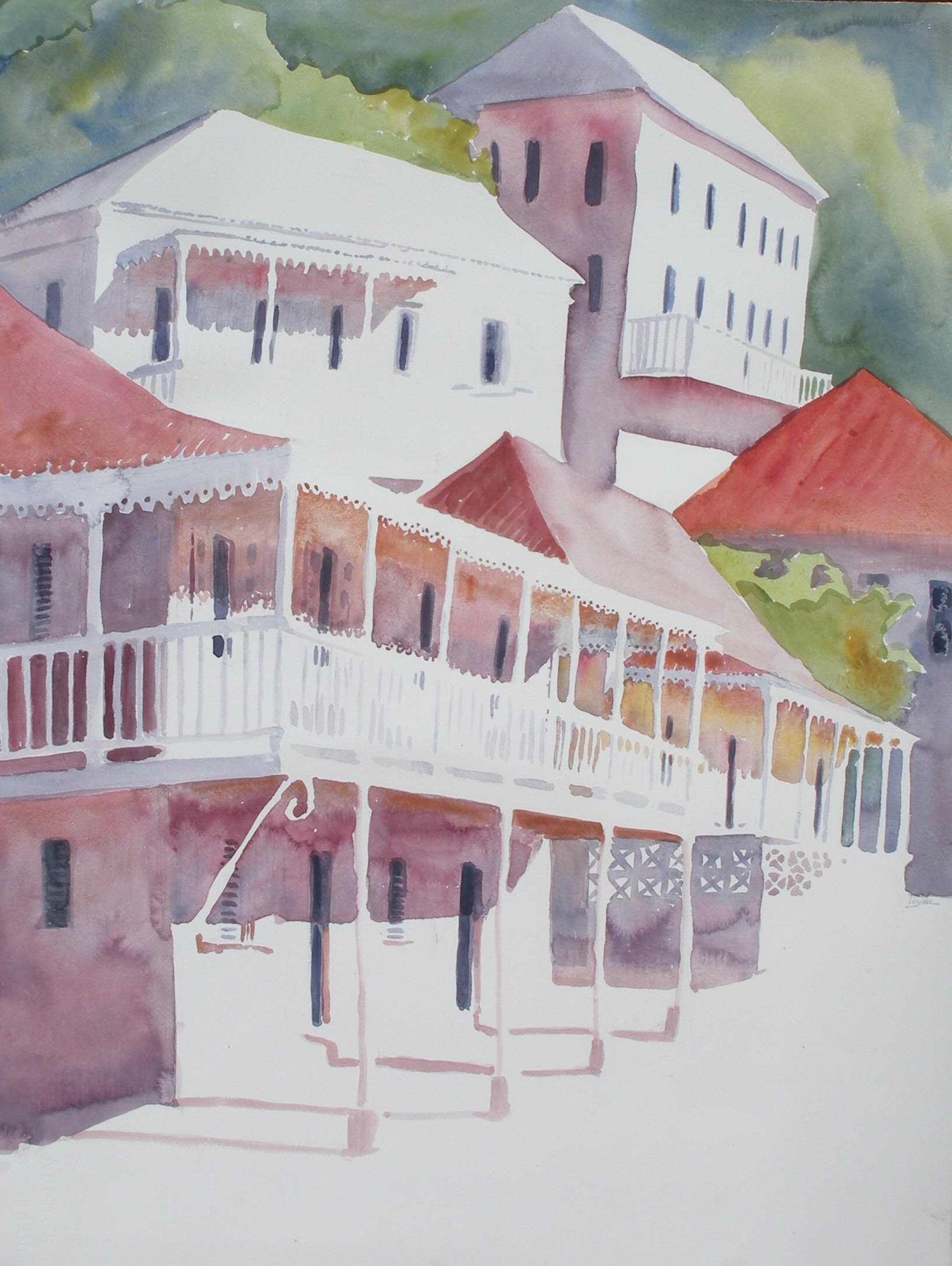 Watercolor and Clay Exhibition Opens at Mango Tango