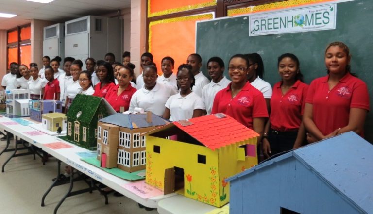 Woodson Students Build ‘Green Homes’ to Suit Every Climate on Earth