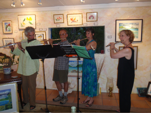 Quartet of Flautists to Perform at Coconut Coast Studios