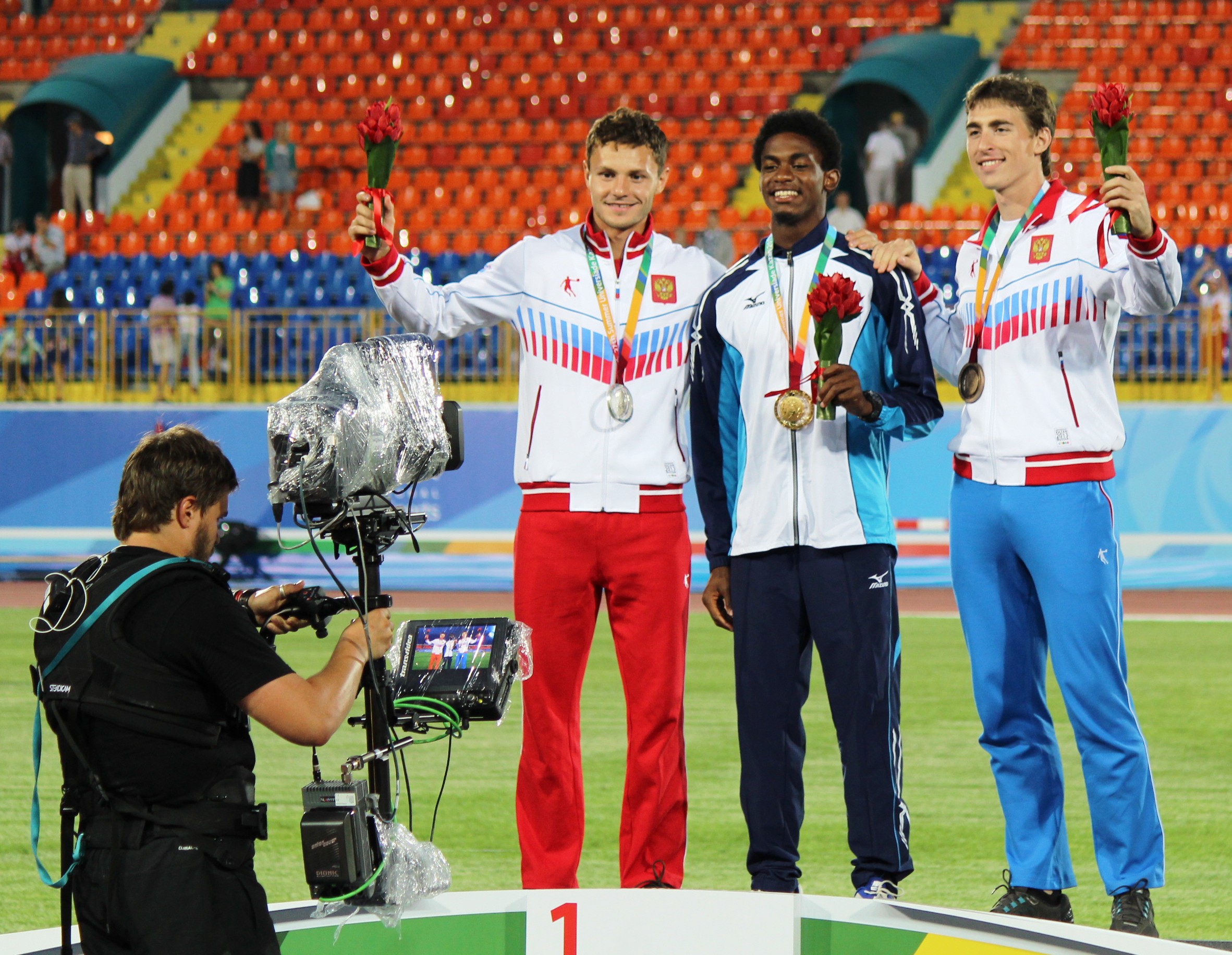 Eddie Lovett Wins Gold at World University Games in Russia