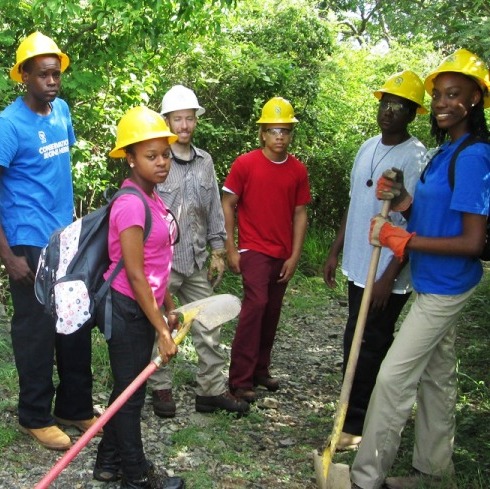 SCA Youths Maintain Park Trails