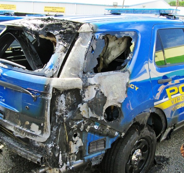 St. Croix Arsonists Torch Brand New Police Cars