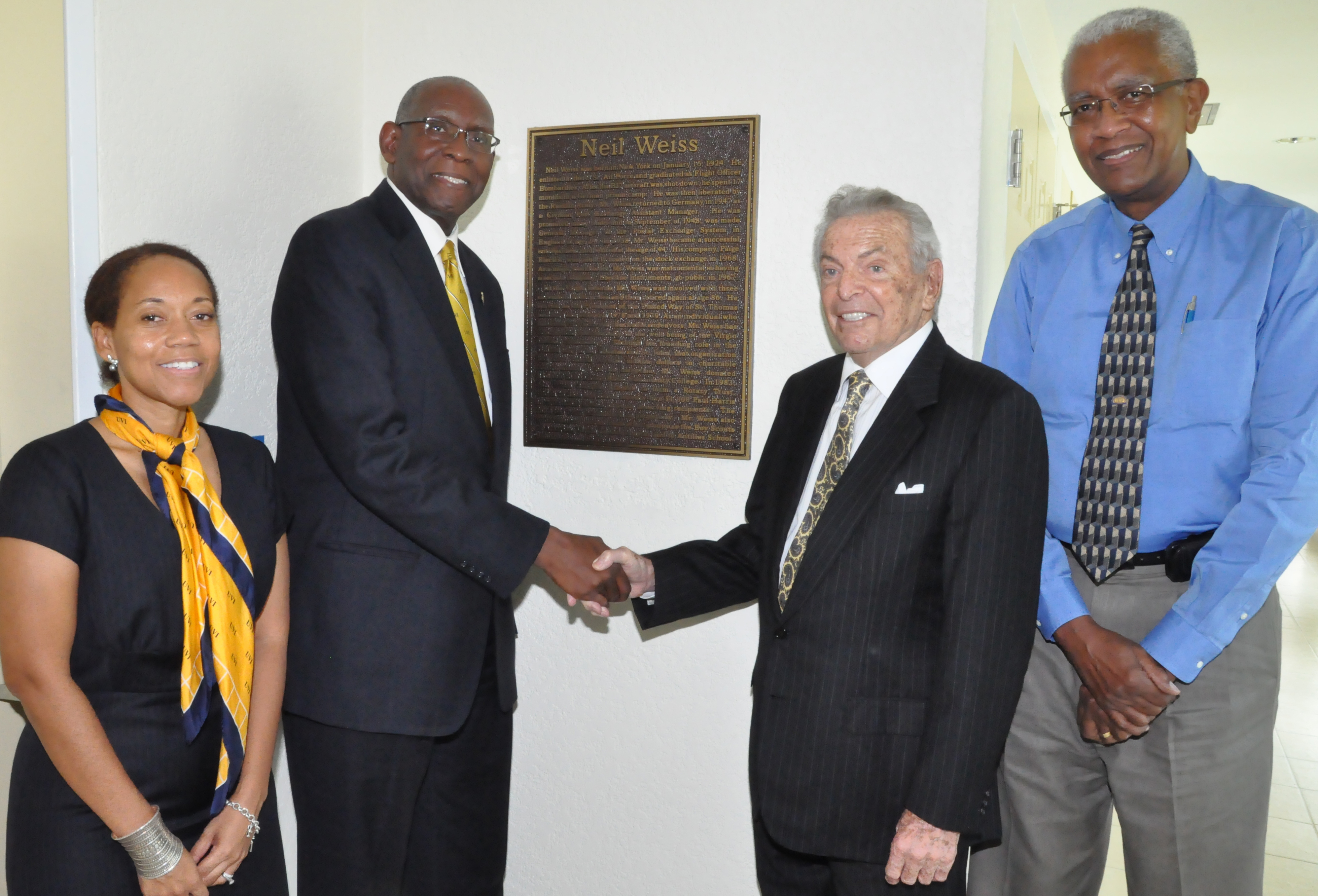 UVI Names Suite in Honor of Donor Neil Weiss