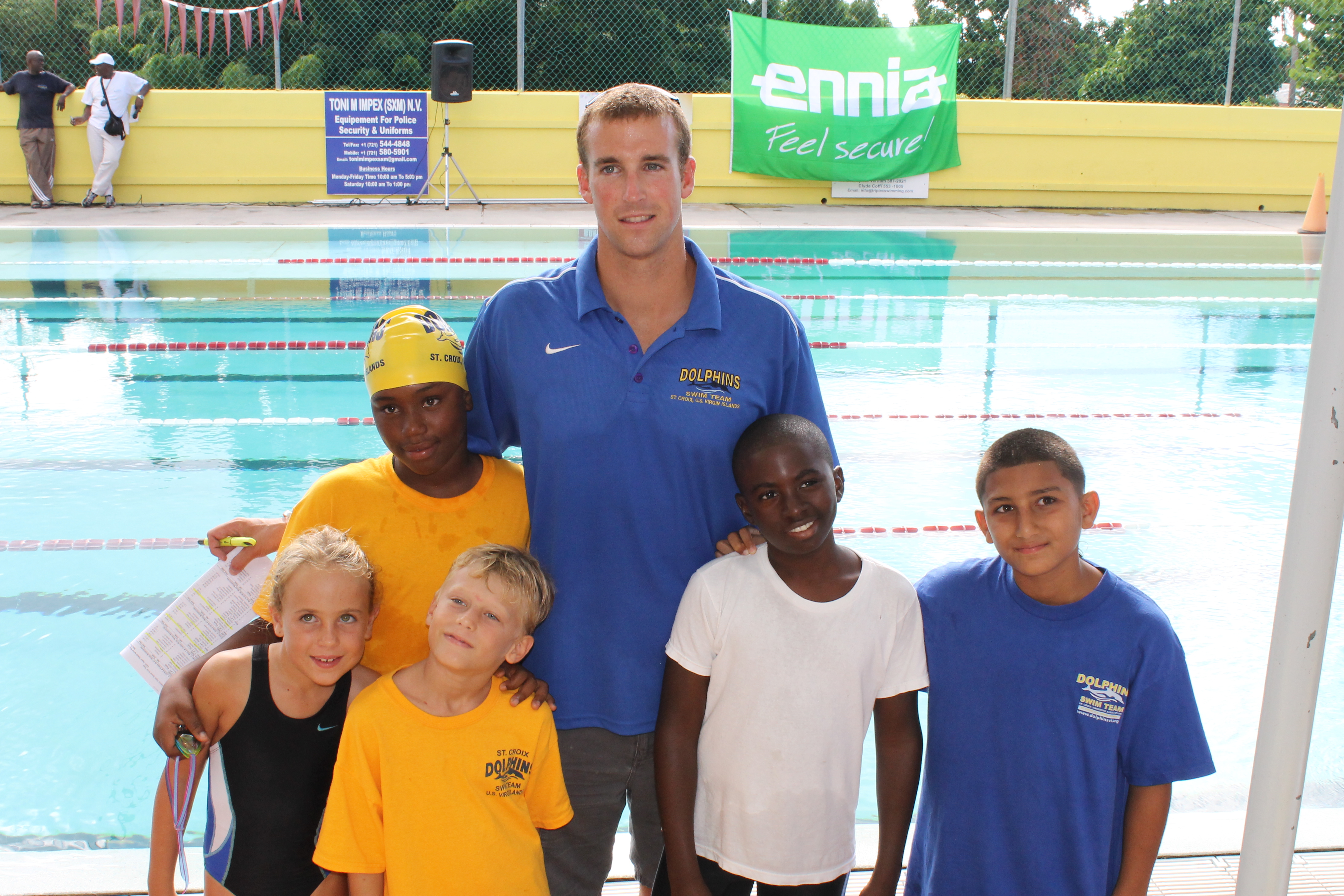 Young Dolphins Compete at Splash Invitational Swim Meet in St. Maarten