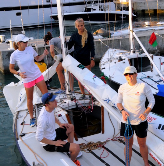International Teams Gather at Harbor for Match Races