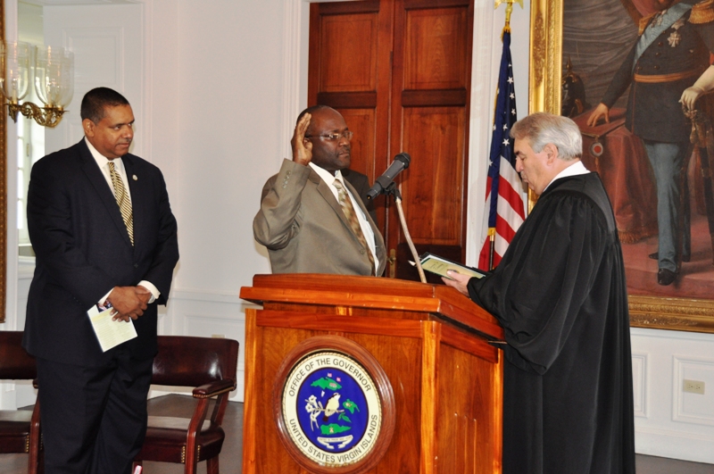New Fire Service Director Sworn In at Government House