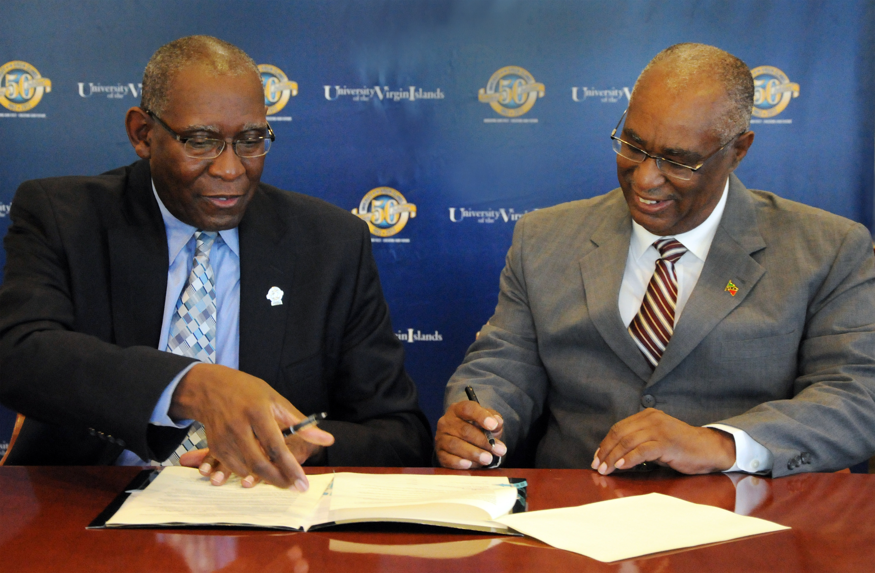 UVI, Nevis Sign Agreement to Attract More Students from Nevis