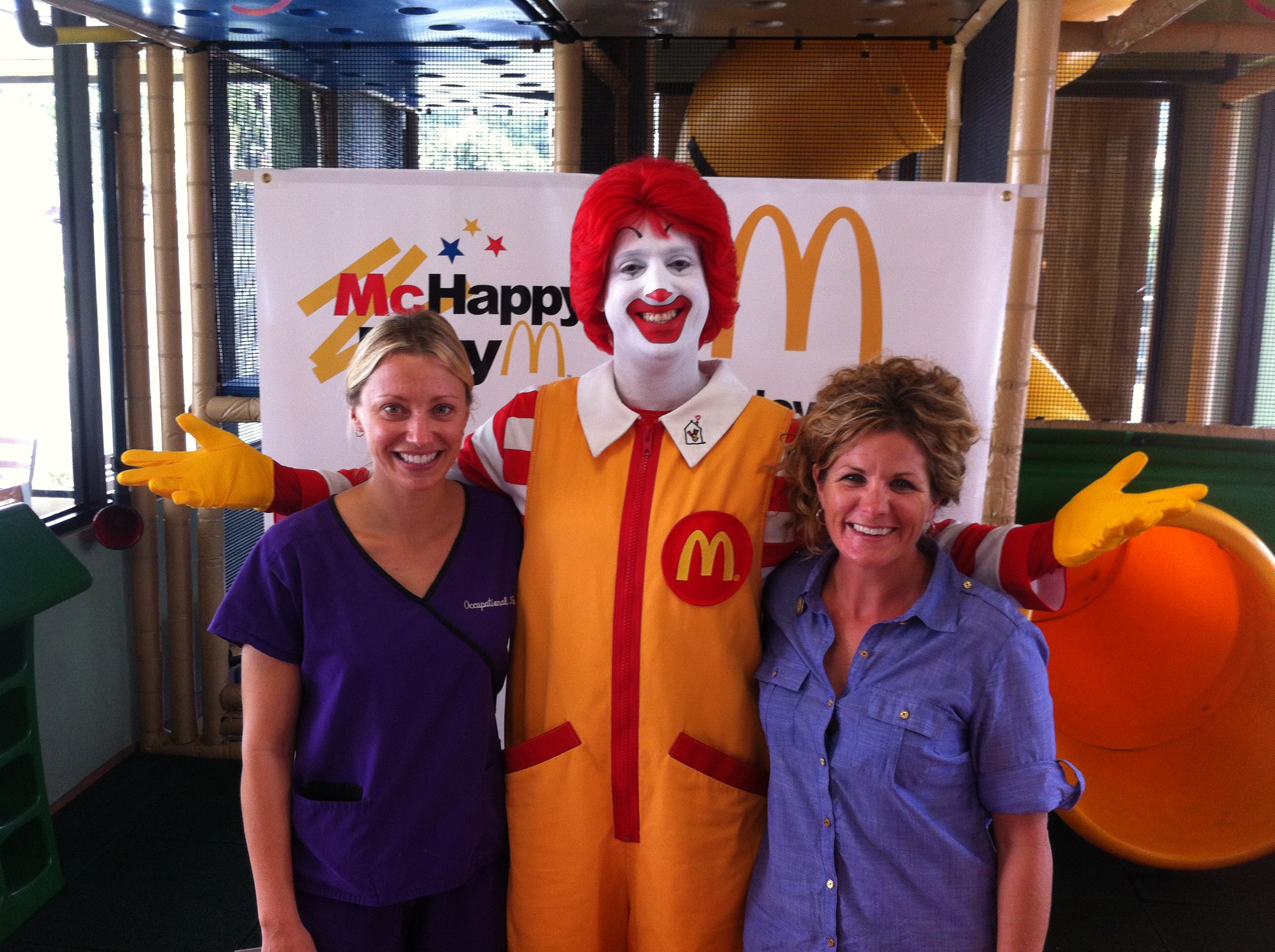 Ronald McDonald Kicks Off McHappy Day