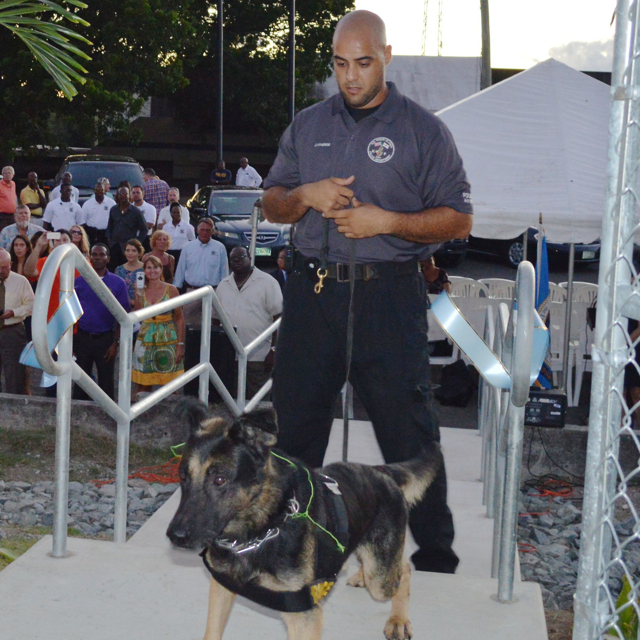 VIPD Opens New Canine Facility on St. Croix