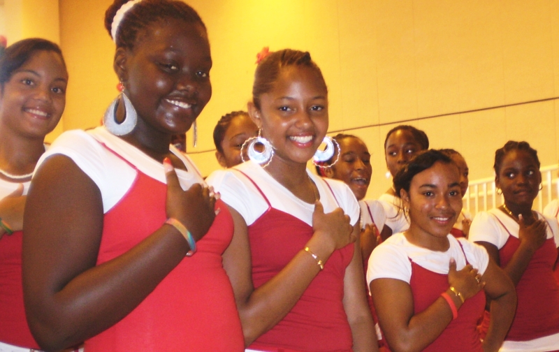 Students Launch Red Ribbon Week with Anti-Drug Songs, Skits