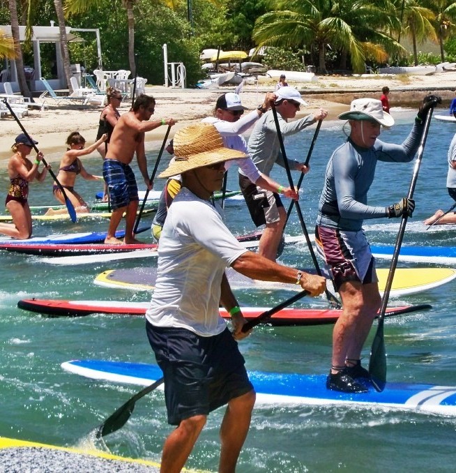 Paddle Boarders Race to Benefit Marine Park