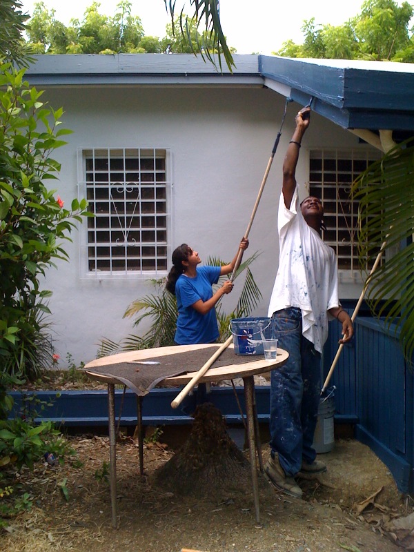 Manor School Gets New Coat of Paint