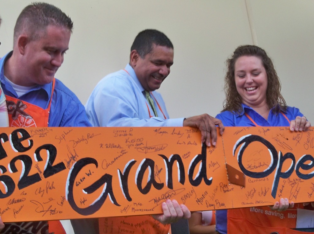 Crucians Flock to Home Depot Grand Opening